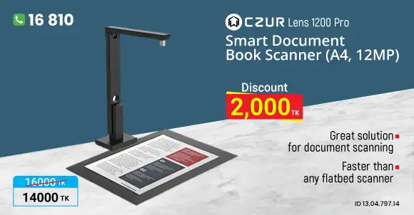 CZUR Lens 1200 Pro Smart Document & Book Scanner